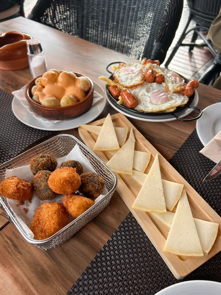 Ración de queso canario