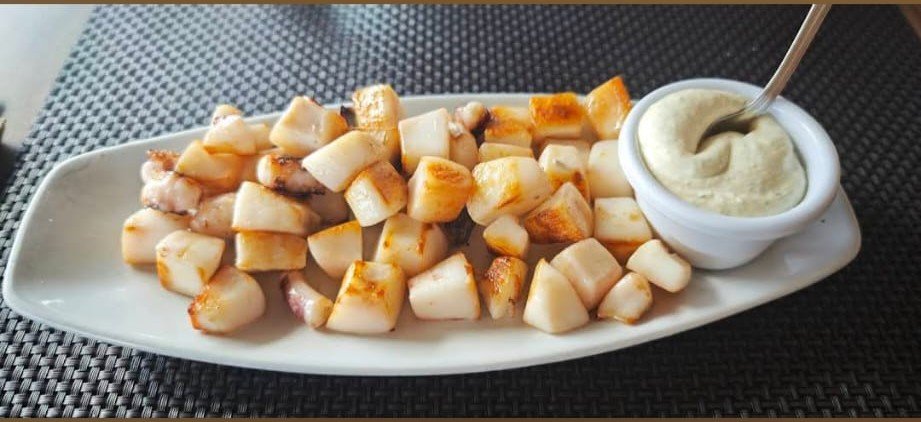 Sepia a la plancha con alioli